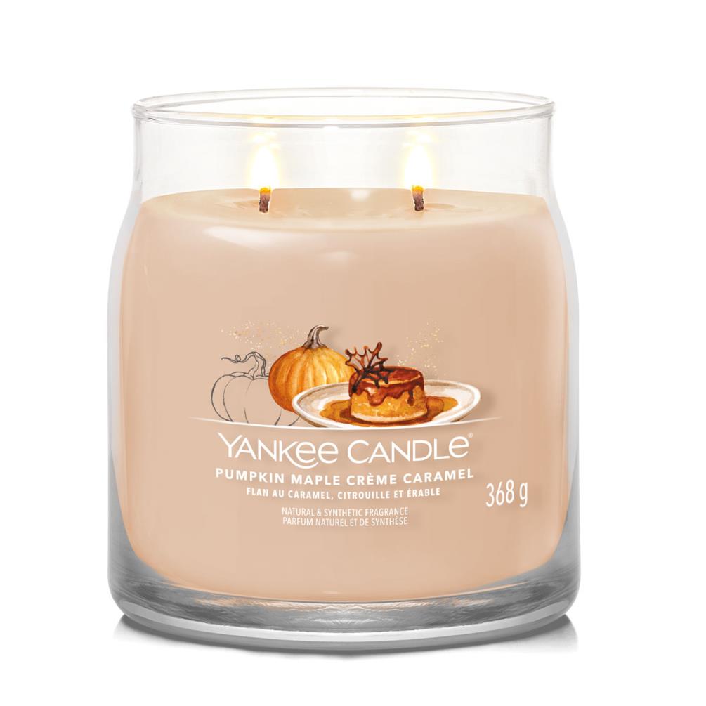Yankee Candle Pumpkin Maple Creme Caramel Medium Jar Extra Image 1